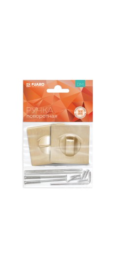 Ручка поворотная BK6.K.DM51 (BK6 DM) SSG-39 сатинированное золото