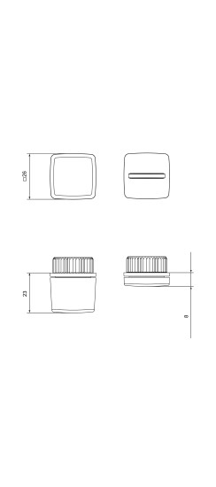 Ручка поворотная BK6.K.EL.Q27 BL-24 черный