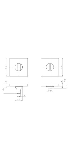 Ручка поворотная BK6.K.ARC.Q52 (BK6 ARC) SSG-39 сатин.золото