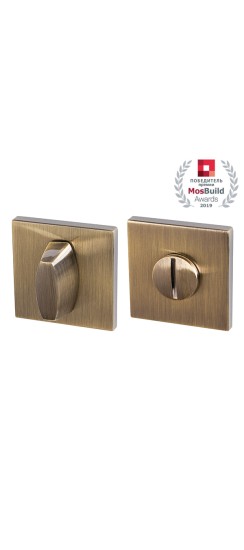 Ручка поворотная BK6.K.USS52 (WC-BOLT BK6 USS) AB-7 бронза