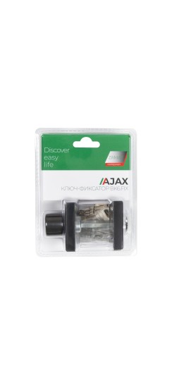 Ручка поворотная с фиксацией ключом BK6.FIX.JK BL-24 черный