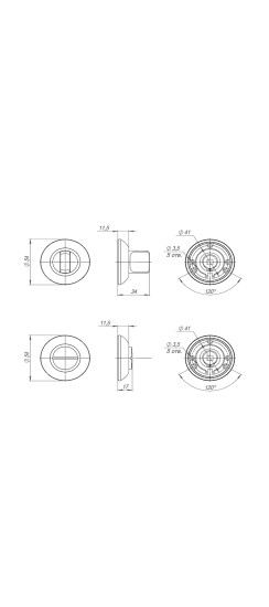Ручка поворотная BK6.R.JR54 (BK6 JR) BL-24 черный