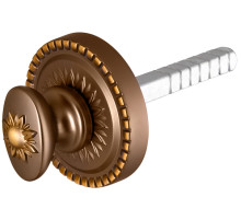 Ручка поворотная BKW8.R.CL55 (BKW8/CL) BB-17 коричневая бронза