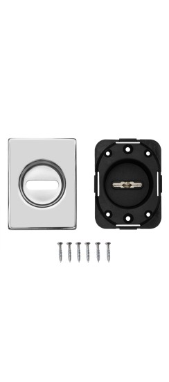 Накладка на сувальдный замок ESC.S-auto.RL/U/K.477 СР-8 хром