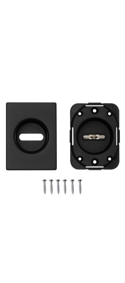 Накладка на сувальдный замок ESC.S-auto.RL/U/K.477 BL-24 черный