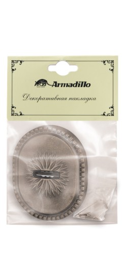 Накладка на сувальдный замок ESC.S-auto.CL/OV (PS-DEC CL) AS-9 античное серебро