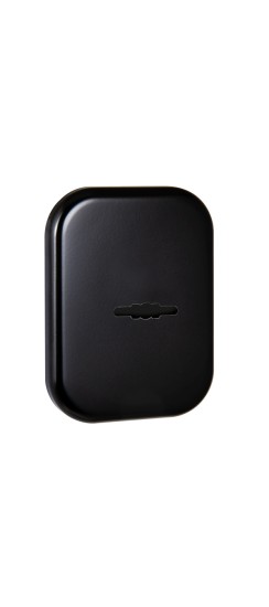 Накладка на сувальдный замок ESC.S.XL/K.486 BL (SC 486-S SQ XL) со шторкой черный (1шт.)