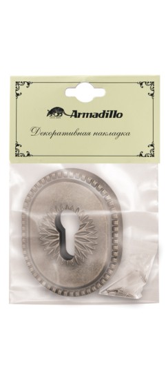 Накладка на цилиндр ESC.C.CL/OV (ET-DEC CL) AS-9 античное серебро