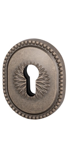 Накладка на цилиндр ESC.C.CL/OV (ET-DEC CL) AS-9 античное серебро