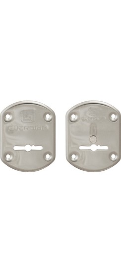 Накладки сувальдные "Гардиан" хром ГХ 21 /пара/, объемная /123:476/