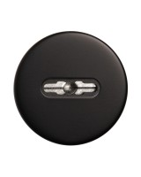 Накладка на сувальдный замок ESC.S-auto.RLR/R.486 BL-24 черный (1шт.)