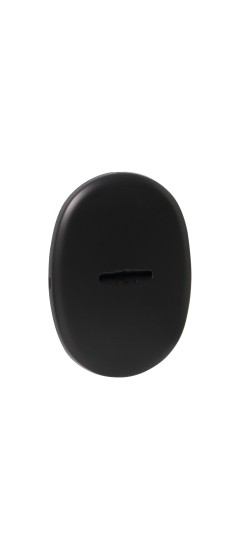 Накладка на сувальдный замок ESC.S-auto.ECO/OV.477 (ESC 477 eco) с авт. шторками BL черный