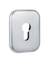 Накладка на цилиндр ESC.C.XL/K.486 (ESC 486-C SQ XL) SSC сатинированный хром (1 шт.)