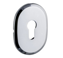 Декоративная накладка под цилиндр ESC 473 (90х65) СP ХРОМ