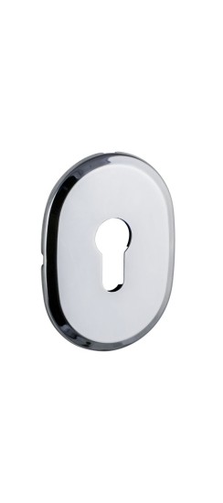 Декоративная накладка под цилиндр ESC 473 (90х65) СP ХРОМ