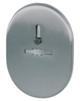 Накладка на сувальдный замок ESC.S-lift.SF/OV.476 (ESC 476) с шторкой SN мат.никель