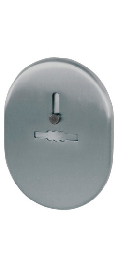 Накладка на сувальдный замок ESC.S-lift.SF/OV.476 (ESC 476) с шторкой SN мат.никель