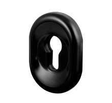 Накладка на цилиндр ESC.C/CRE/OV.12 (ESC-12C) BL черный (1 шт.)