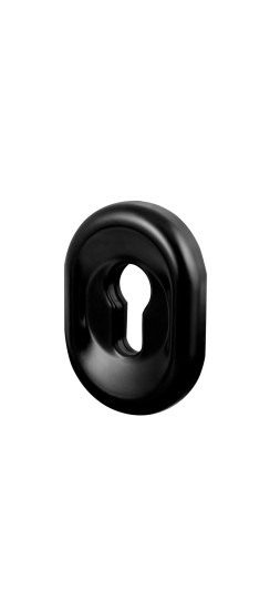 Накладка на цилиндр ESC.C/CRE/OV.12 (ESC-12C) BL черный (1 шт.)