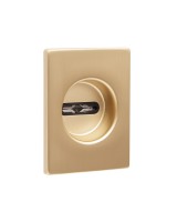 Накладка на сувальдный замок ESC.S-auto.RL/U/K.477 SSG-39 сатинированное золото