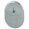 Накладка на сувальдный замок ESC.S-lift.SF/OV.476 (ESC 476) с шторкой СР хром