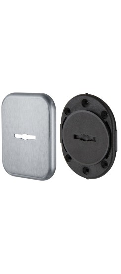 Декоратив. Квадр. накл. на сув. замок со шторкой PS-DEC SQ CT (ATC Protector 1) SC-14 Матовый хром