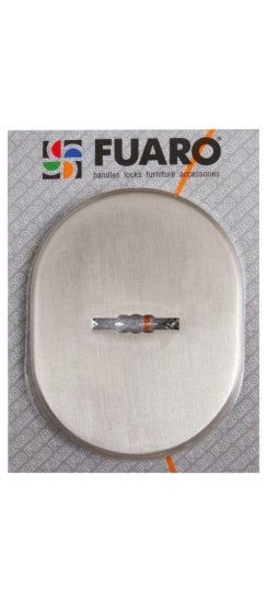 Накладка на сувальдный замок ESC.S-lift.SF/OV.476 (ESC 476) с шторкой СР хром