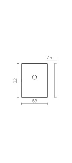 Накладка на шток цилиндра ESC.O.TRG/K.486 SSC-16 сатин хром (1шт.)