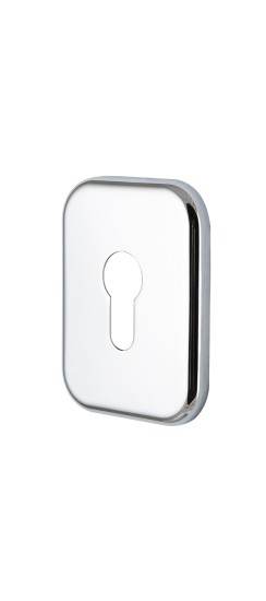 Декоративная Квадратная накладка на цилиндр ET-DEC SQ (ATC Protector 1) CP-8 Хром