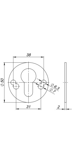 Проставочное кольцо для броненакладки Protector (2 мм)
