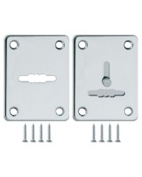Накладка на сувальдный замок ESC.S-lift+S/K.set (ESC081/082) хром (2шт.)