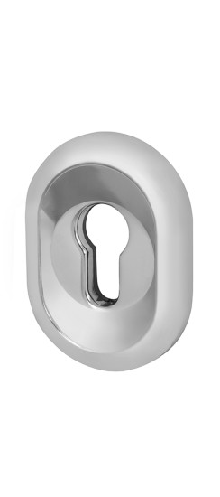 Накладка на цилиндр ESC.C/CRE/OV.12 (ESC-12C) CP хром (2шт. в уп.,отгр. по 1 шт.)