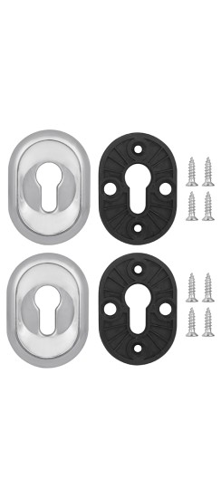 Накладка на цилиндр ESC.C/CRE/OV.12 (ESC-12C) CP хром (2шт. в уп.,отгр. по 1 шт.)