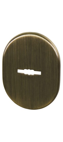 Накладка на сувальдный замок ESC.S.SF/OV.475 (ESC 475) AB зелёная бронза