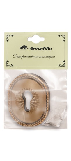 Накладка на цилиндр ESC.C.CL/OV (ET-DEC CL) BB-17 коричневая бронза