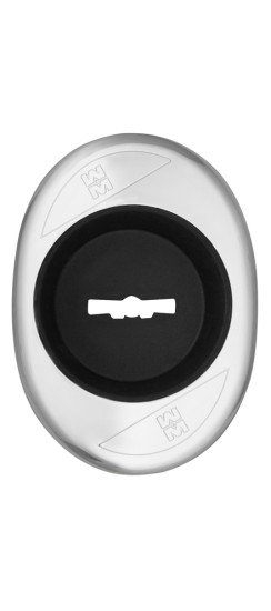 Накладка на сувальдный замок, вогнутая 95.344 (аналог 95.244)/проф10 (ХРОМ), 1 шт