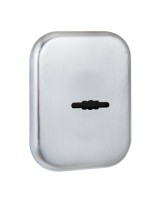 Накладка на сувальдный замок ESC.S.XL/K.486SSC (SC 486-S SQ XL) со шторкой сатинированный хром (1шт)