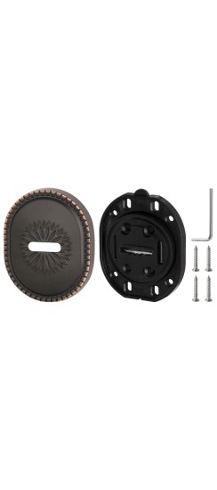 Накладка на сувальдный замок ESC.S-auto.CL/OV (PS-DEC CL) ABL-18 темная медь