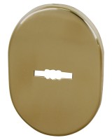 Накладка на сувальдный замок ESC.S.SF/OV.475 (ESC 475) GP латунь