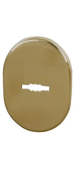 Накладка на сувальдный замок ESC.S.SF/OV.475 (ESC 475) GP латунь