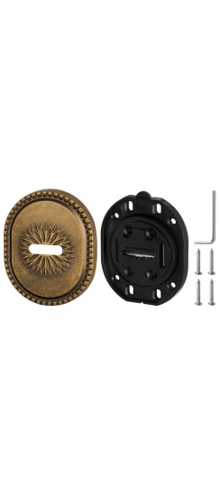 Накладка на сувальдный замок ESC.S-auto.CL/OV (PS-DEC CL / ATC Protector 1) OB-13 античная бронза