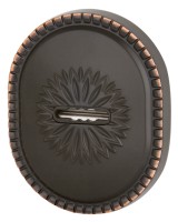 Накладка на сувальдный замок ESC.S-auto.CL/OV (PS-DEC CL) ABL-18 темная медь