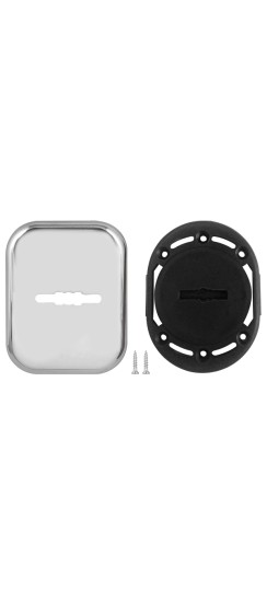 Накладка на сувальдный замок ESC.S.XL/K.486 CP (SC 486-S SQ XL) со шторкой хром (1шт.)