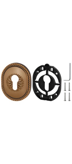 Накладка на цилиндр ESC.C.CL/OV (ET-DEC CL) BB-17 коричневая бронза