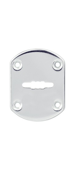 Декоративная накладка ESC021/0-SS (нержавейка) на сув. замок без шторки (1 шт.) тех.упак.