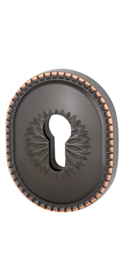 Накладка на цилиндр ESC.C.CL/OV (ET-DEC CL) ABL-18 темная медь