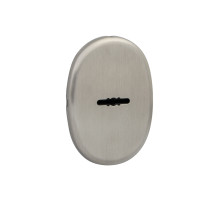 Накладка на сувальдный замок ESC.S-auto.ECO/OV.477 (ESC 477 eco) с авт. шторками SN матовый никель