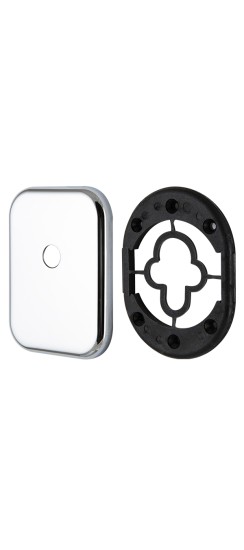 Декоративная Квадратная накладка на цилиндр со штоком BK-DEC SQ (ATC Protector 1) CP-8 Хром