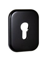 Накладка на цилиндр ESC.C.XL/K.486 (ESC 486-C SQ XL) BL черный (1 шт.)