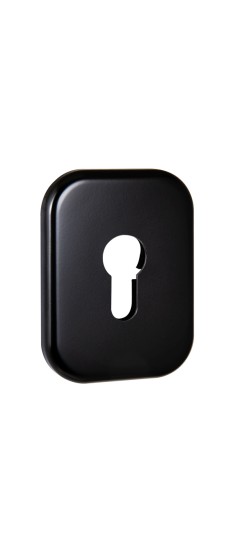 Накладка на цилиндр ESC.C.XL/K.486 (ESC 486-C SQ XL) BL черный (1 шт.)